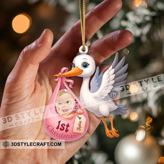 First Christmas Home Decor, Christmas Ornament, Personalized Ornament style option 2