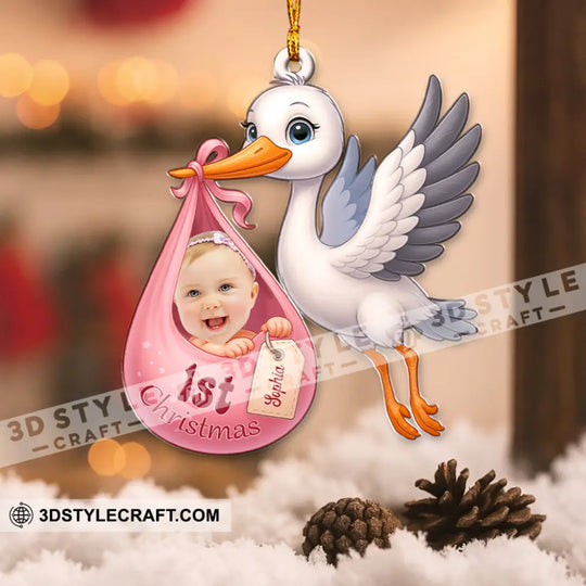 First Christmas Home Decor, Christmas Ornament, Personalized Ornament style option 4