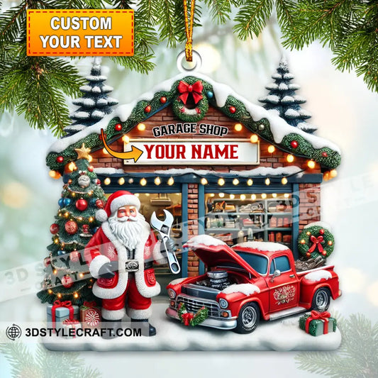 Garage Shop Home Decor Christmas Ornament Personalized 3.54’’ / 1