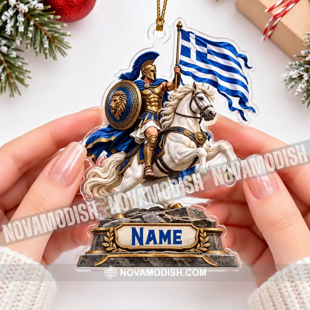 Greece Home Decor Christmas Ornament Personalized Ornament - Ornament