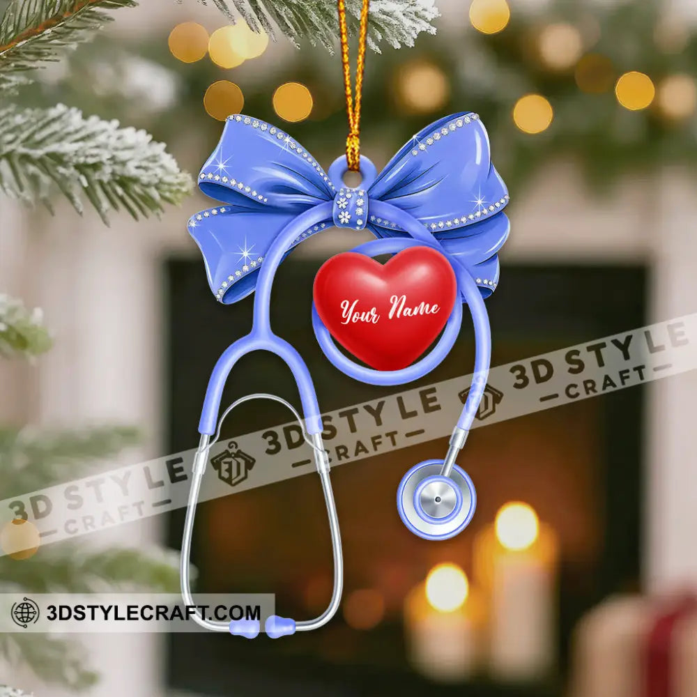 Healthcare Staff Home Decor Christmas Ornament Personalized Ornament Ornament