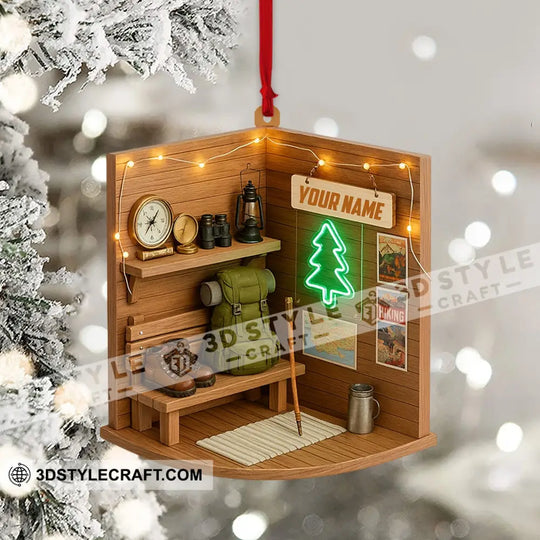 Hiking Corner, Home Decor, Christmas Ornament, Personalized Ornament style option 4