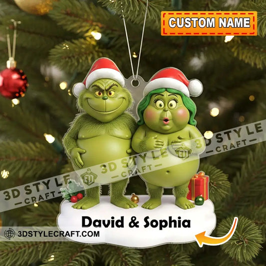 How The Grinch Stole Christmas Home Decor Christmas Ornament Personalized Ornament 3.54’’ / 1 Ornament Ornament