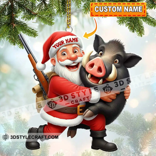 Hunter Home Decor, Christmas Ornament, Personalized Ornament style option 1