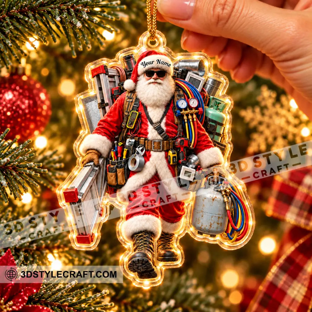 HVAC Tech Home Decor Christmas Ornament Personalized Ornament - Ornament