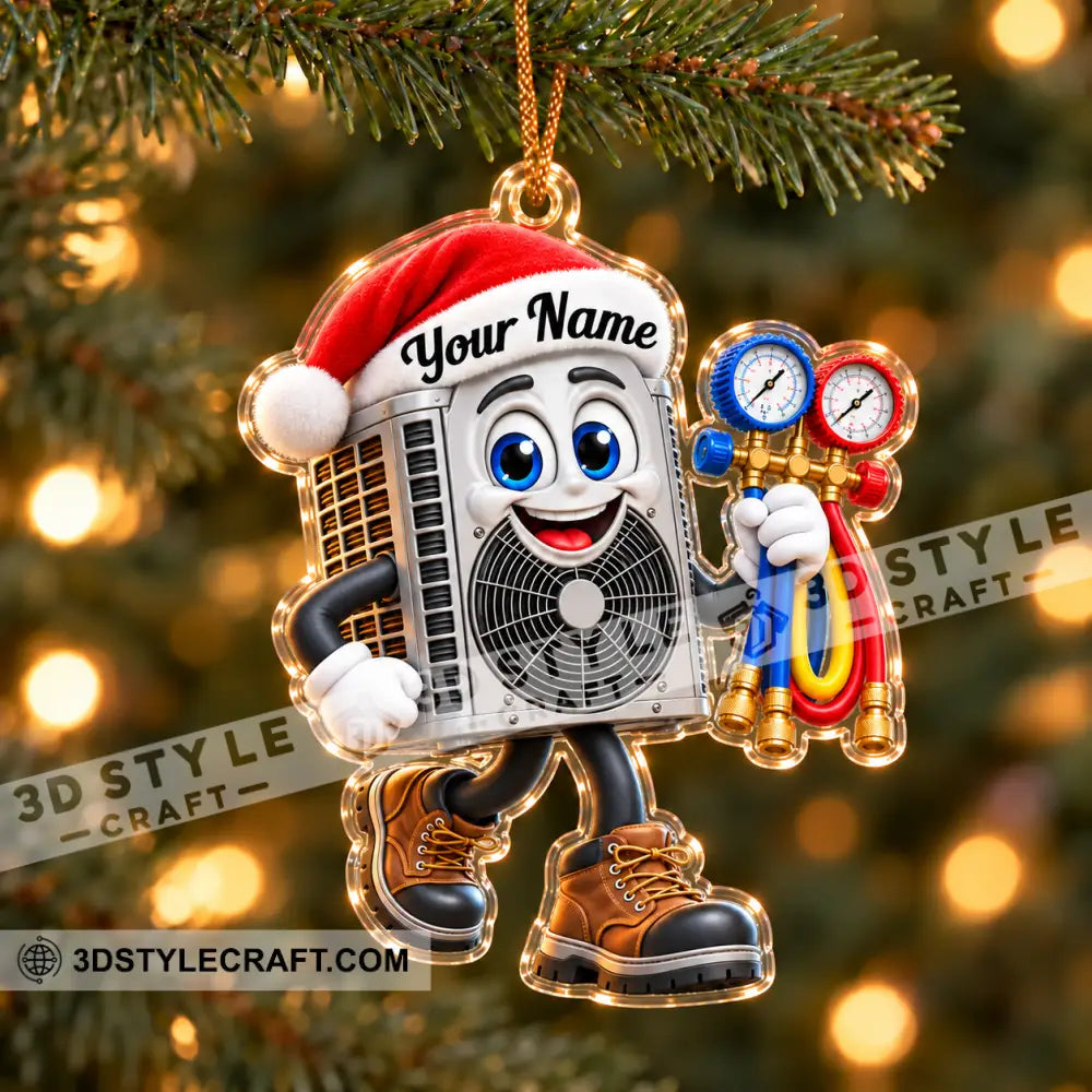 HVAC Tech Home Decor Christmas Ornament Personalized Ornament - Ornament