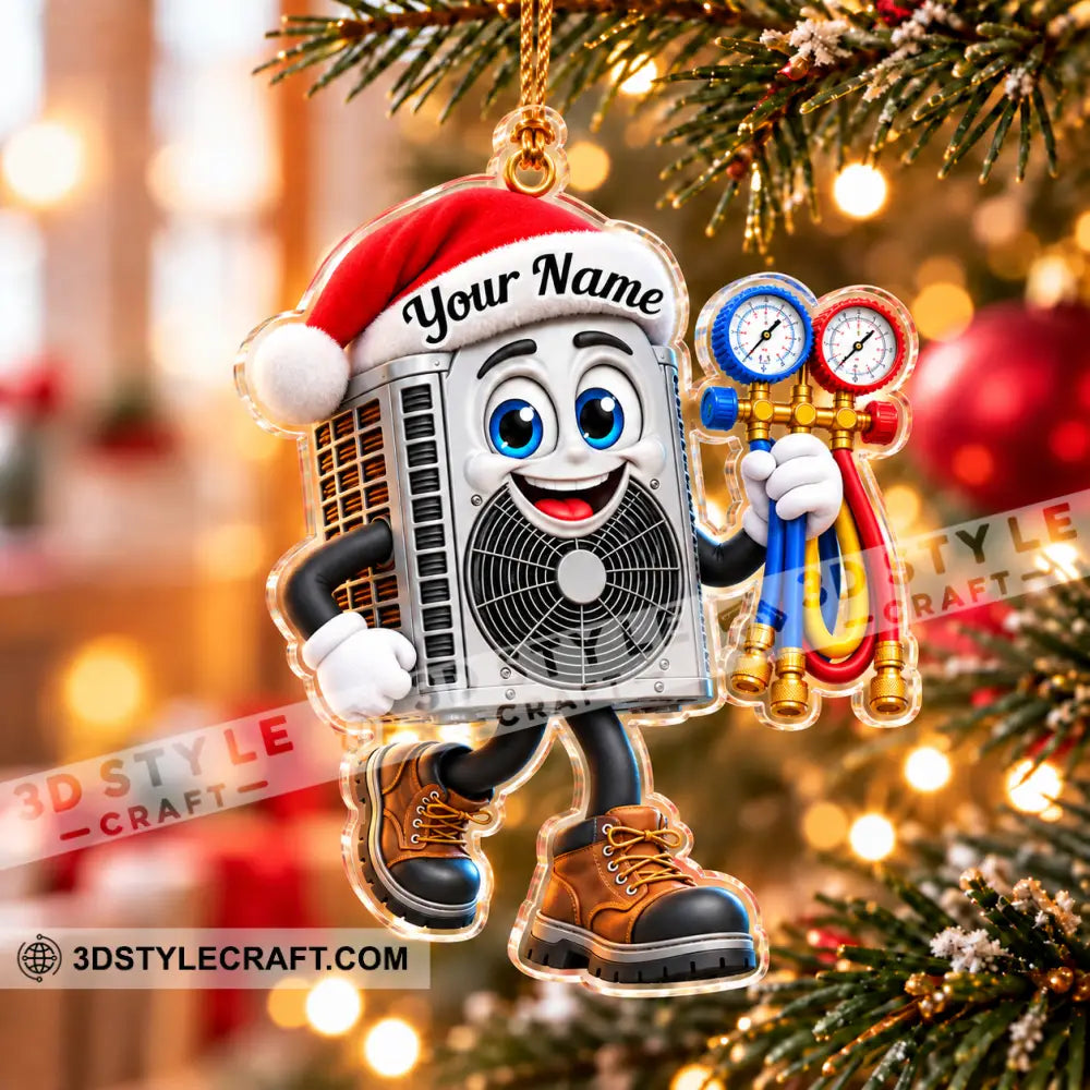 HVAC Tech Home Decor Christmas Ornament Personalized Ornament - Ornament