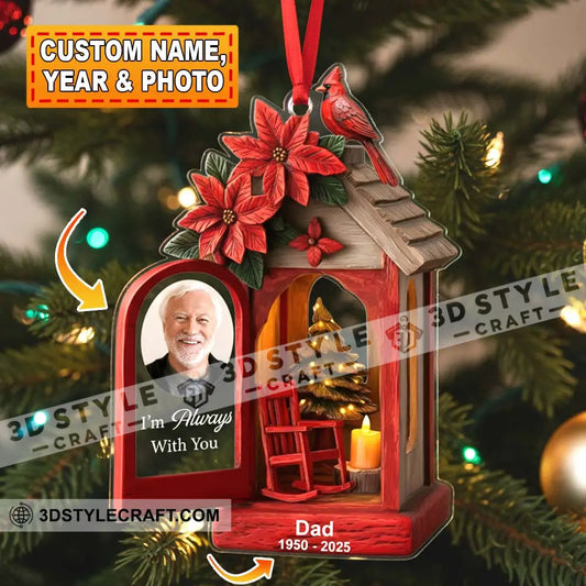 I Am Always With You Home Decor Christmas Ornament Personalized Ornament 3.54’’ / 1 Ornament Ornament