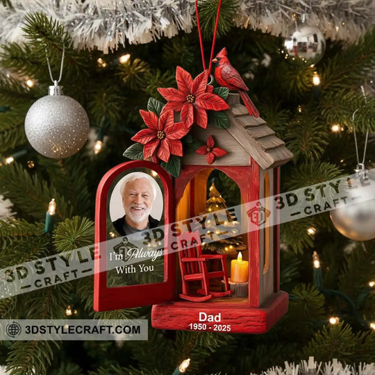 I Am Always With You Home Decor, Christmas Ornament, Personalized Ornament style option 4