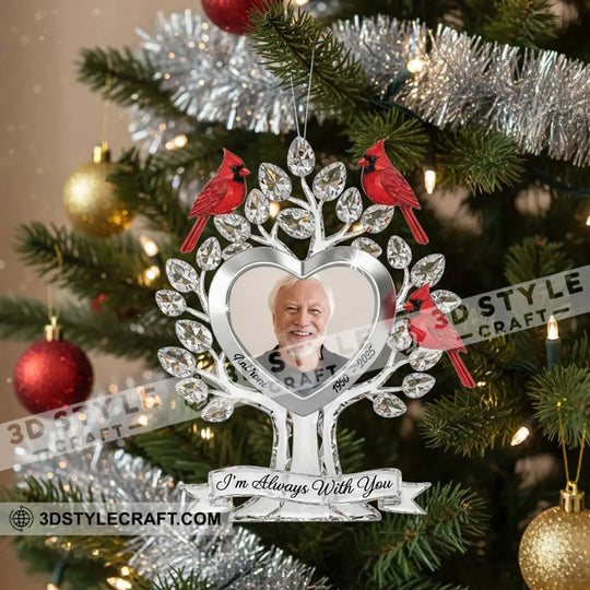 I Am Always With You, Memorial Home Decor, Christmas Ornament, Personalized Ornament style option 3