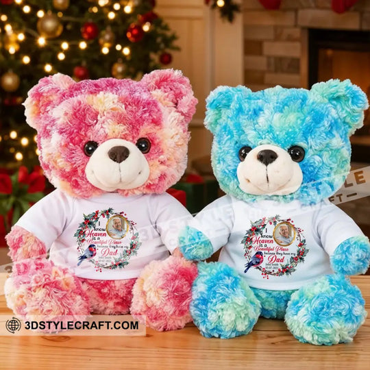 I Know Heaven Is A Beautiful Place Bear, Personalized Teddy Bear Shirt style option 4