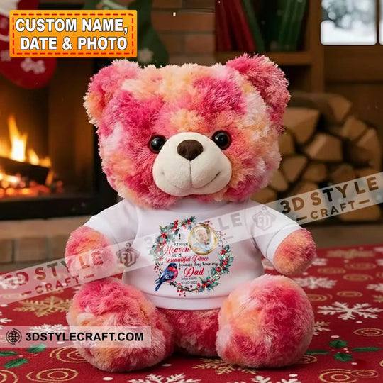 I Know Heaven Is A Beautiful Place Bear, Personalized Teddy Bear Shirt style option 1