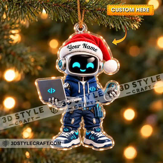 IT Home Decor, Christmas Ornament, Personalized Ornament style option 1