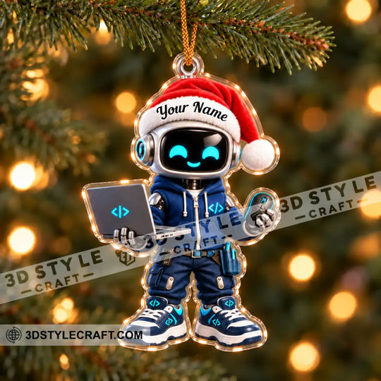 IT Home Decor, Christmas Ornament, Personalized Ornament style option 4