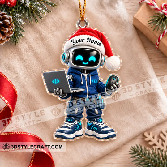 IT Home Decor, Christmas Ornament, Personalized Ornament style option 2