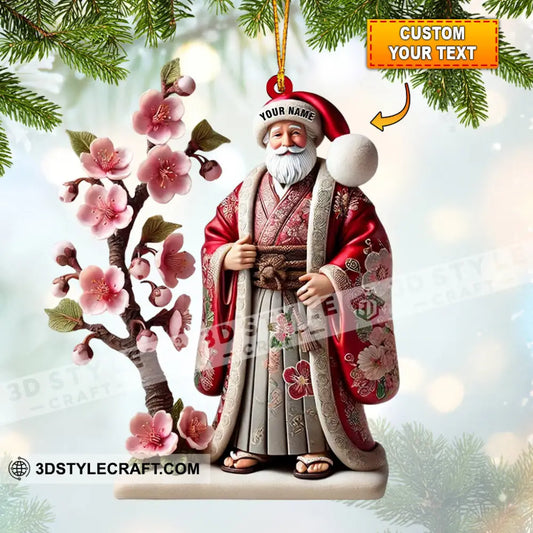 Japanese Santa Home Decor Christmas Ornament Personalized