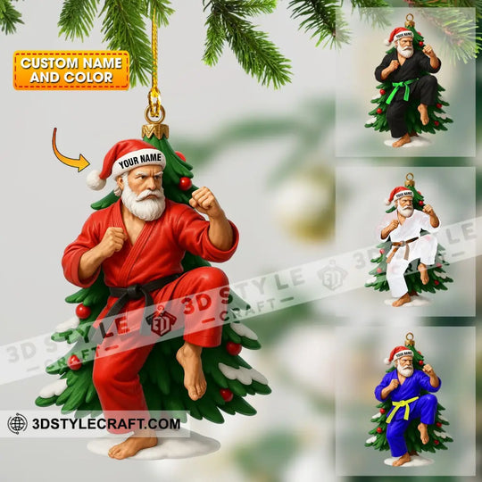 Karate Home Decor, Christmas Ornament, Personalized Ornament style option 1