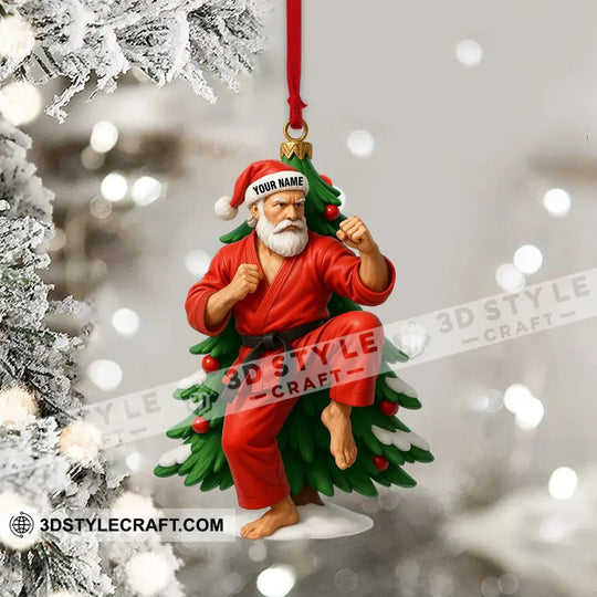 Karate Home Decor, Christmas Ornament, Personalized Ornament style option 4