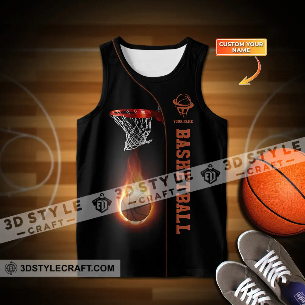 Kids Clothing Custom Name Basketball Tank And Shorts Toddler Top & Matching Short Pants / Youth Xs