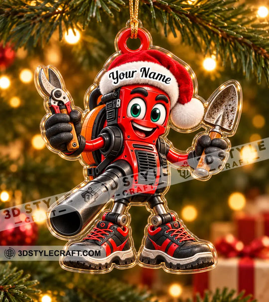Landscaper Home Decor, Christmas Ornament, Personalized Ornament style option 2