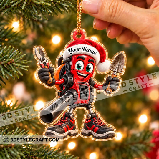 Landscaper Home Decor, Christmas Ornament, Personalized Ornament style option 4
