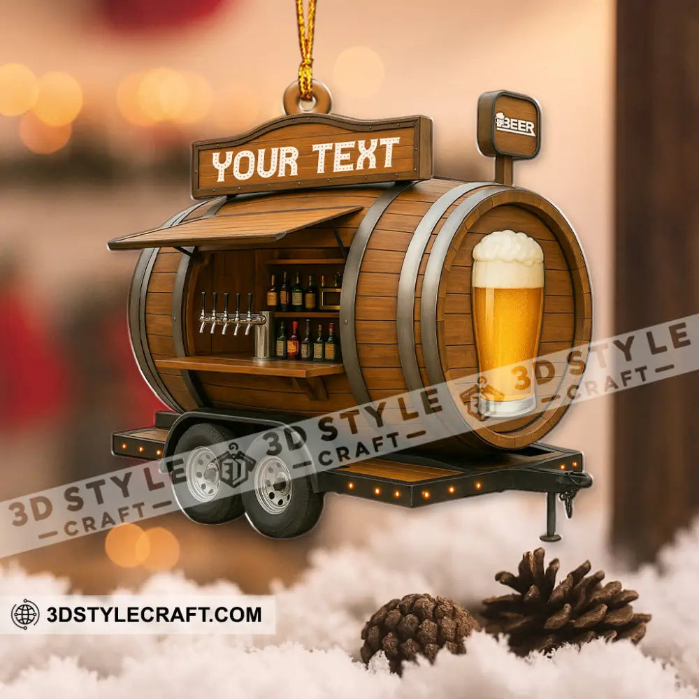 Let’s Drink Beer Home Decor Christmas Ornament Personalized Ornament Ornament