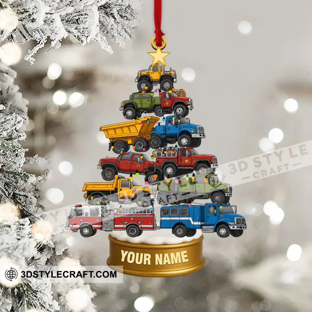 Love Car Home Decor Christmas Ornament Personalized Ornament Ornament