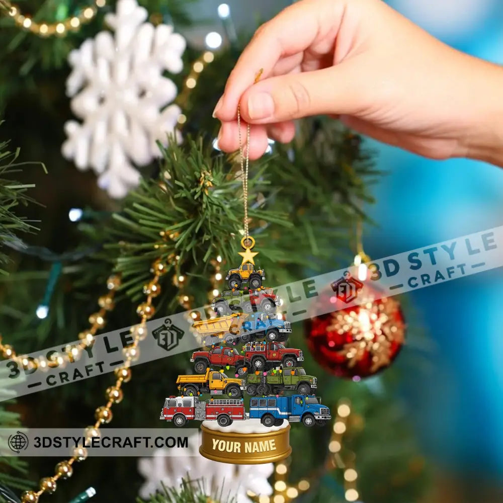 Love Car Home Decor Christmas Ornament Personalized Ornament Ornament
