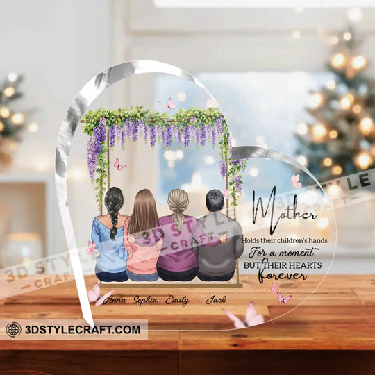 Love Forever, Gift For Mother's Day - Personalized Custom Shaped Acrylic Plaque style option 3