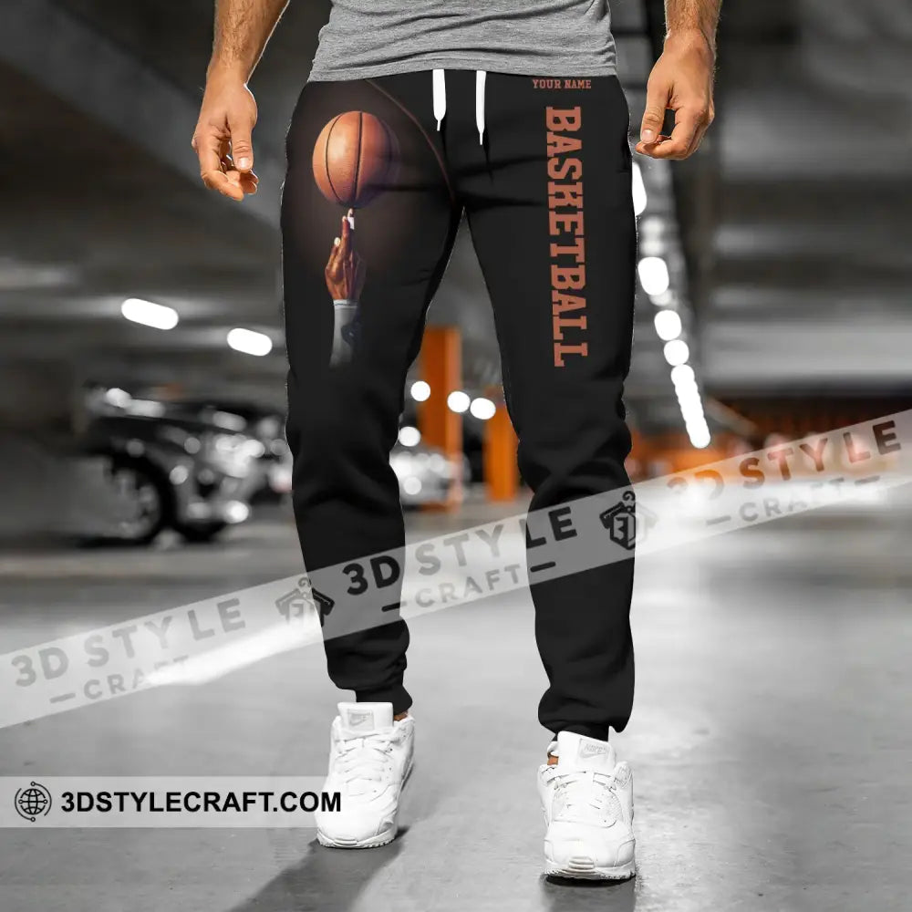 Man Clothing Custom Basketball Jogger Pants Gift For Lovers