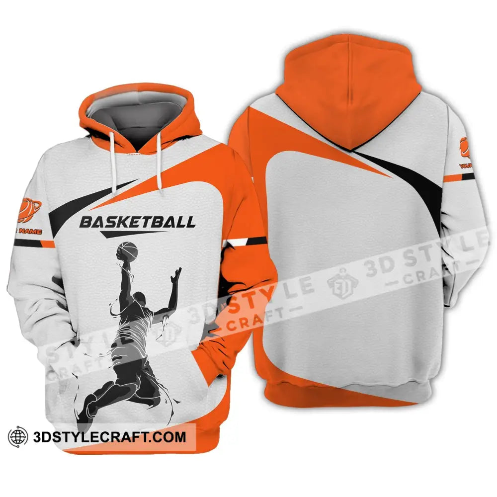 Man Shirt Basketball Custom Name T-Shirt Gift For Player Clothing Hoodie / S