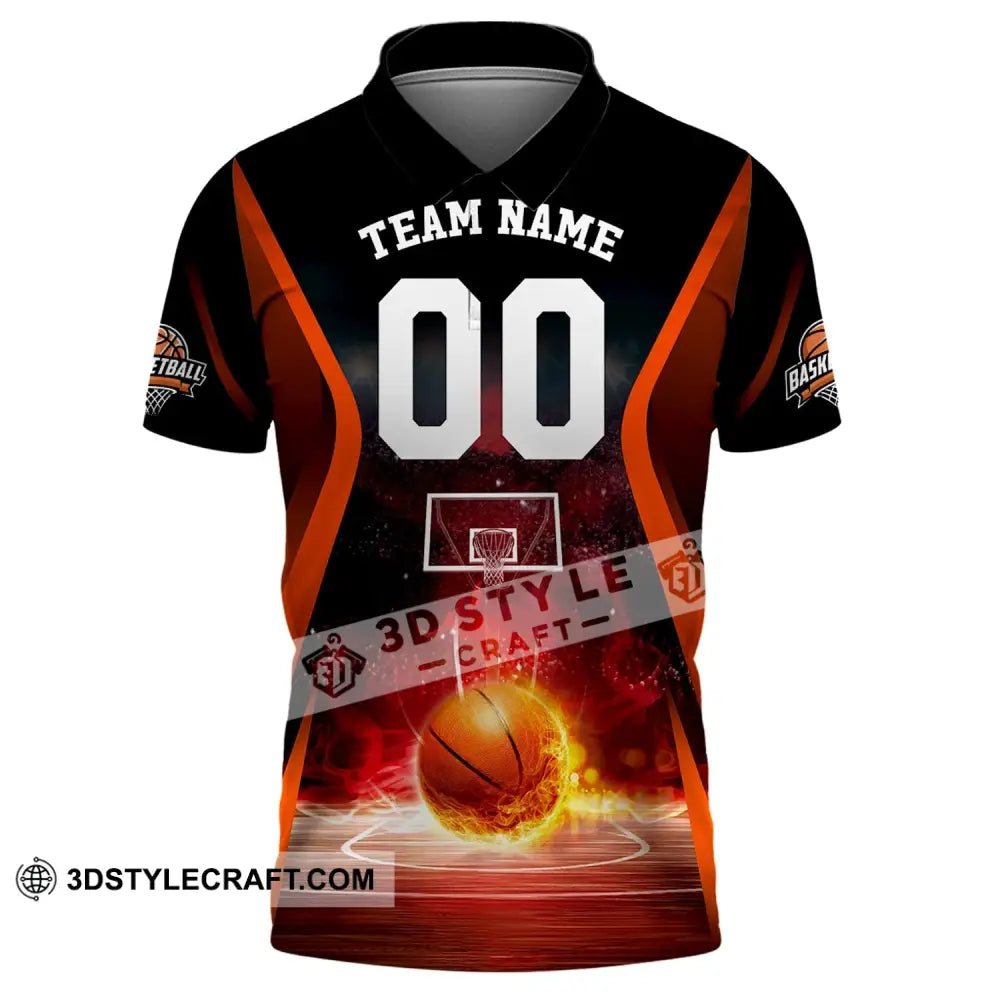 Man Shirt Basketball Polo Custom Name And Number T-Shirt Gift For Player / S