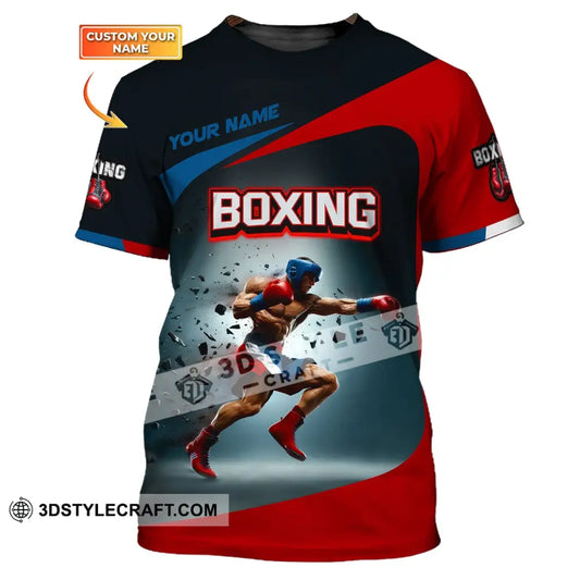 Man Shirt Boxing Custom Name T-Shirt Polo Gift For Lover