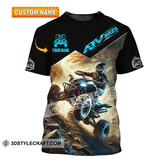 Man Shirt, Custom Name All-Terrain Vehicle ATV Bike Shirt, All-Terrain Vehicle ATV Bike Polo Long Sleeve, All-Terrain Vehicle ATV Bike Gift style option 1