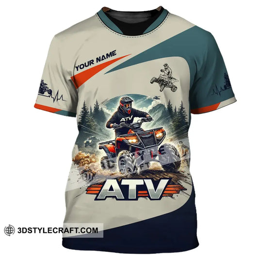 Man Shirt, Custom Name All-Terrain Vehicle ATV Bike Shirt, All-Terrain Vehicle ATV Bike Polo Long Sleeve, All-Terrain Vehicle ATV Bike Gift style option 2