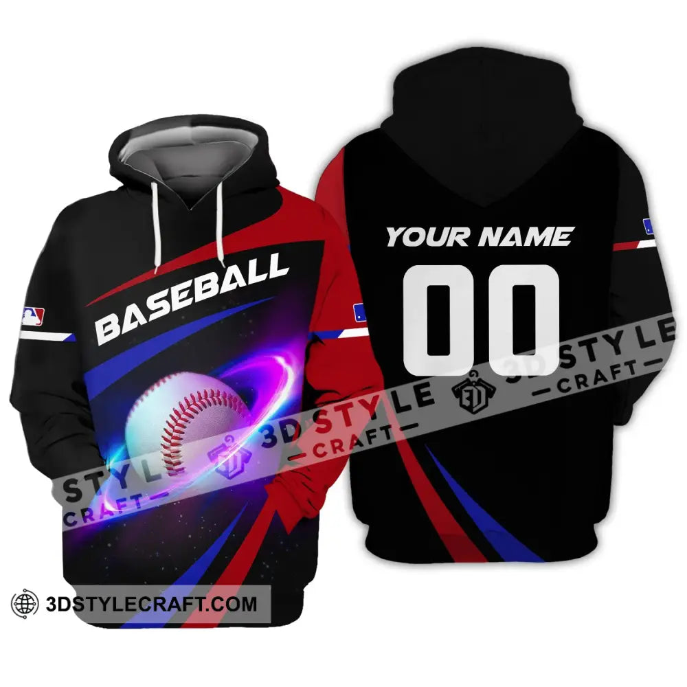 Man Shirt Custom Name And Number Baseball T-Shirt Gift For Player Hoodie / S