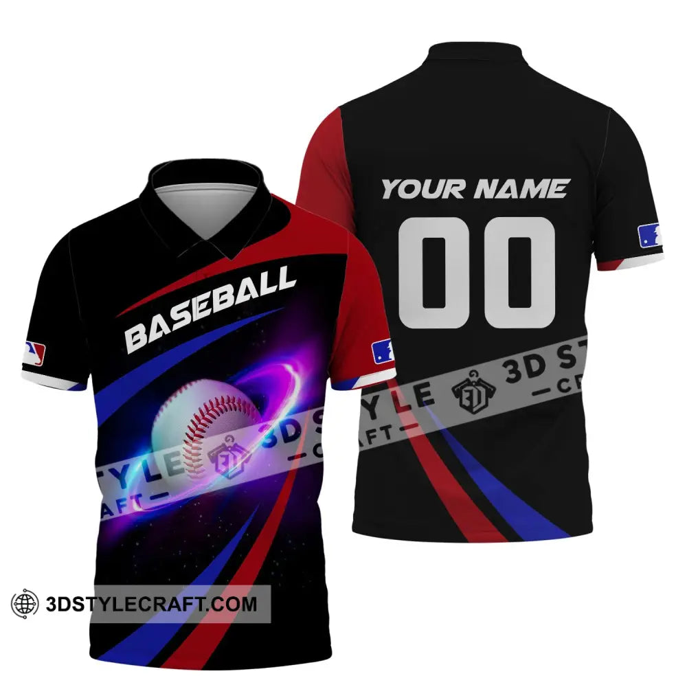 Man Shirt Custom Name And Number Baseball T-Shirt Gift For Player Polo / S