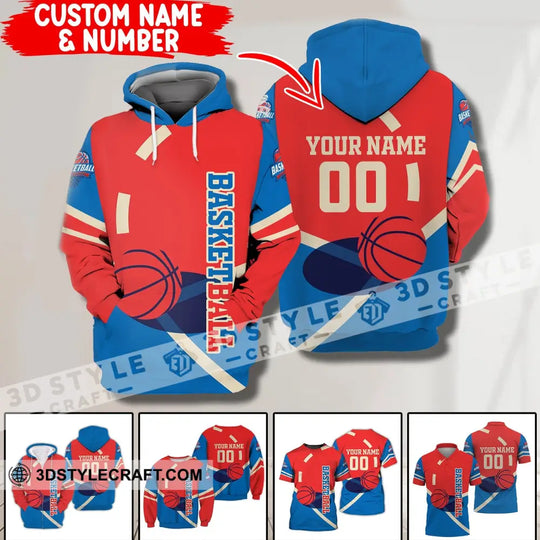 Man Shirt, Custom Name and Number Basketball T-shirt, Basketball Shirt, Gift for Basketball Player style option 1
