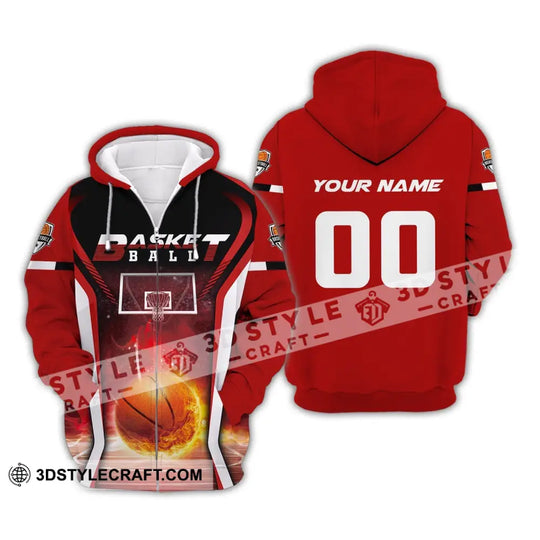 Man Shirt, Custom Name and Number Basketball T-Shirt, Gift for Basketball Player style option 3