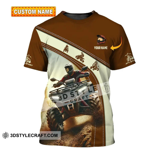 Man Shirt, Custom Name ATV Sport Shirt, ATV Sport Hoodie Shirt Polo Long Sleeve Shirt style option 1