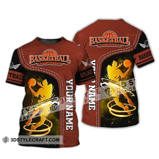 Man Shirt, Custom Name Basketball T-Shirt, Basketball Championship, Gift for Basketball Player style option 2