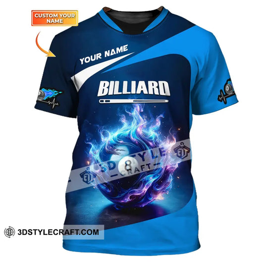 Man Shirt Custom Name Billiards All Star For Players T-Shirt