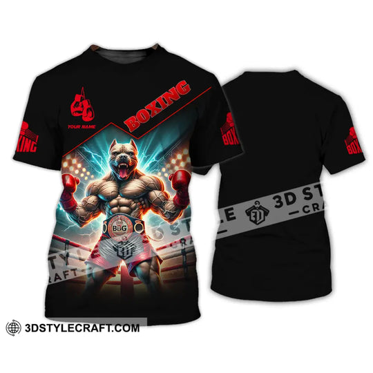 Man Shirt, Custom Name Boxing Shirt, Boxing Hoodie Shirt Polo Long Sleeve, Gift for Boxing Lovers style option 2