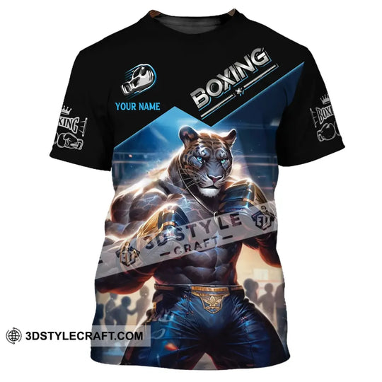 Man Shirt, Custom Name Boxing Shirt, Boxing Polo Long Sleeve, Boxing Gift style option 2