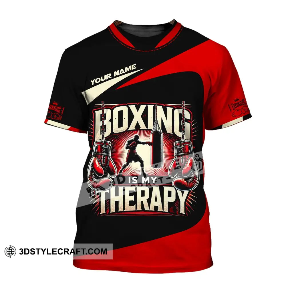 Man Shirt Custom Name Boxing T-Shirt For Club Gift Lovers / S T-Shirt