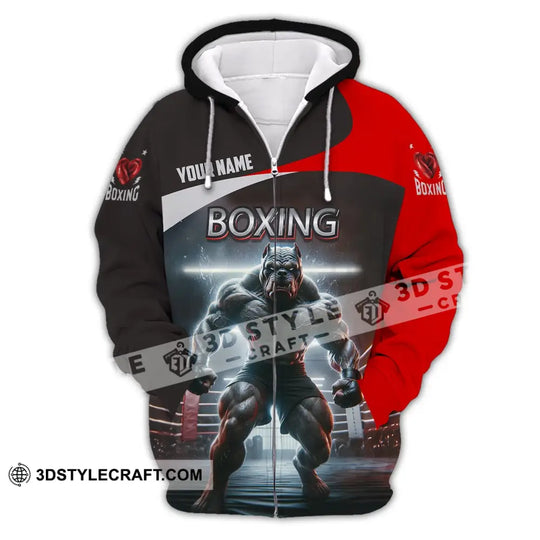 Man Shirt, Custom Name Boxing Shirt, T-Shirt for Boxing  Club, Gift for Boxing Lovers style option 3