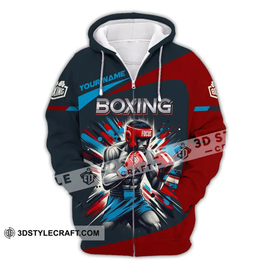 Man Shirt, Custom Name Boxing T-Shirt, Boxing Man Shirt, Gift for Boxing Lover style option 3