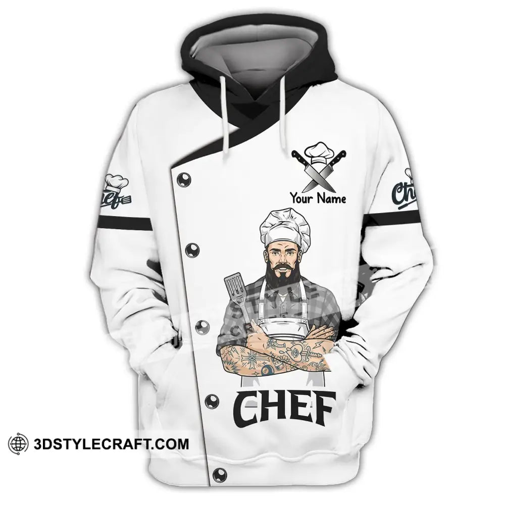 Man Shirt Custom Name Chef T-Shirt Apparel Hoodie / S T-Shirt