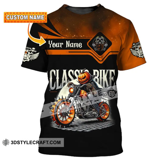 Man Shirt Custom Name Classic Bike Motorcycle T-Shirt Hoodie Long Sleeve T-Shirt