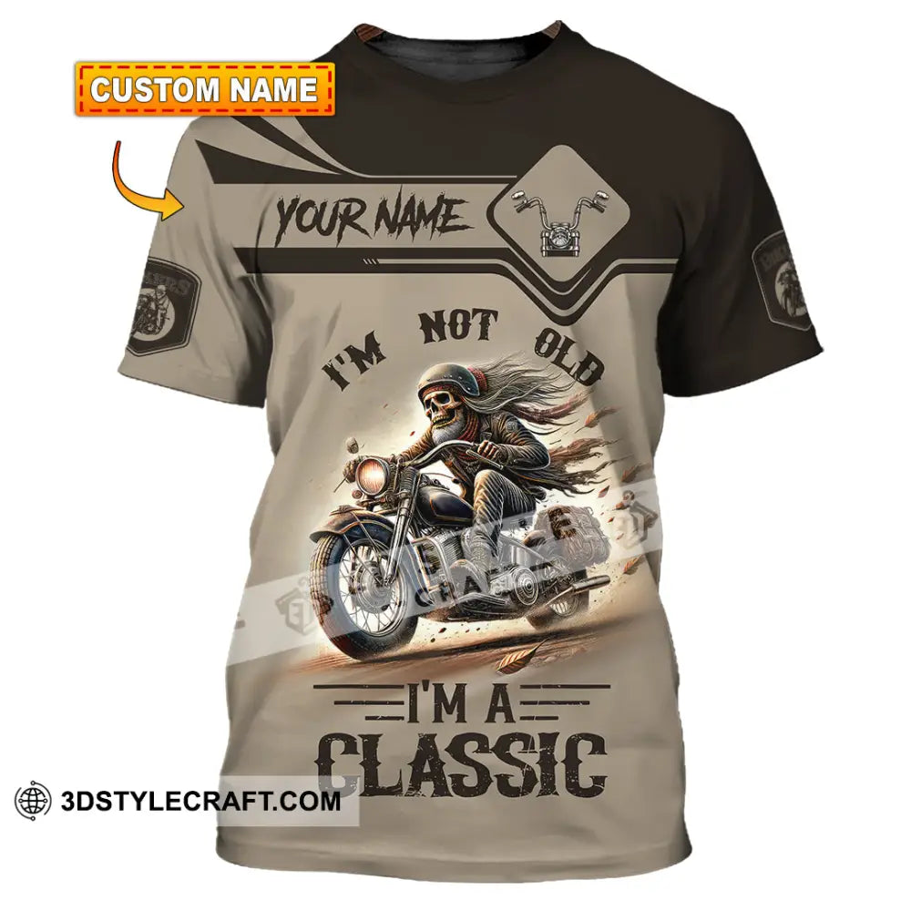 Man Shirt Custom Name Classic Motorcycle Lover Hoodie Polo Long Sleeve T-Shirt